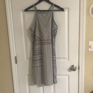 PrAna Ardor Dress High Neck Geo Print Racerback M